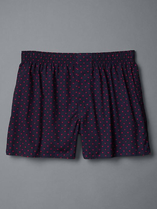 UPC 196152000019 product image for Gap Micro Heart Boxers - Elysian blue | upcitemdb.com