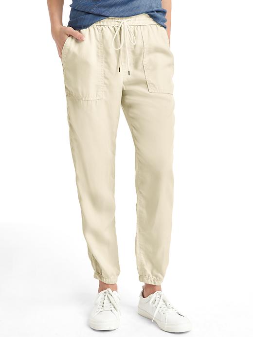 gap tencel joggers