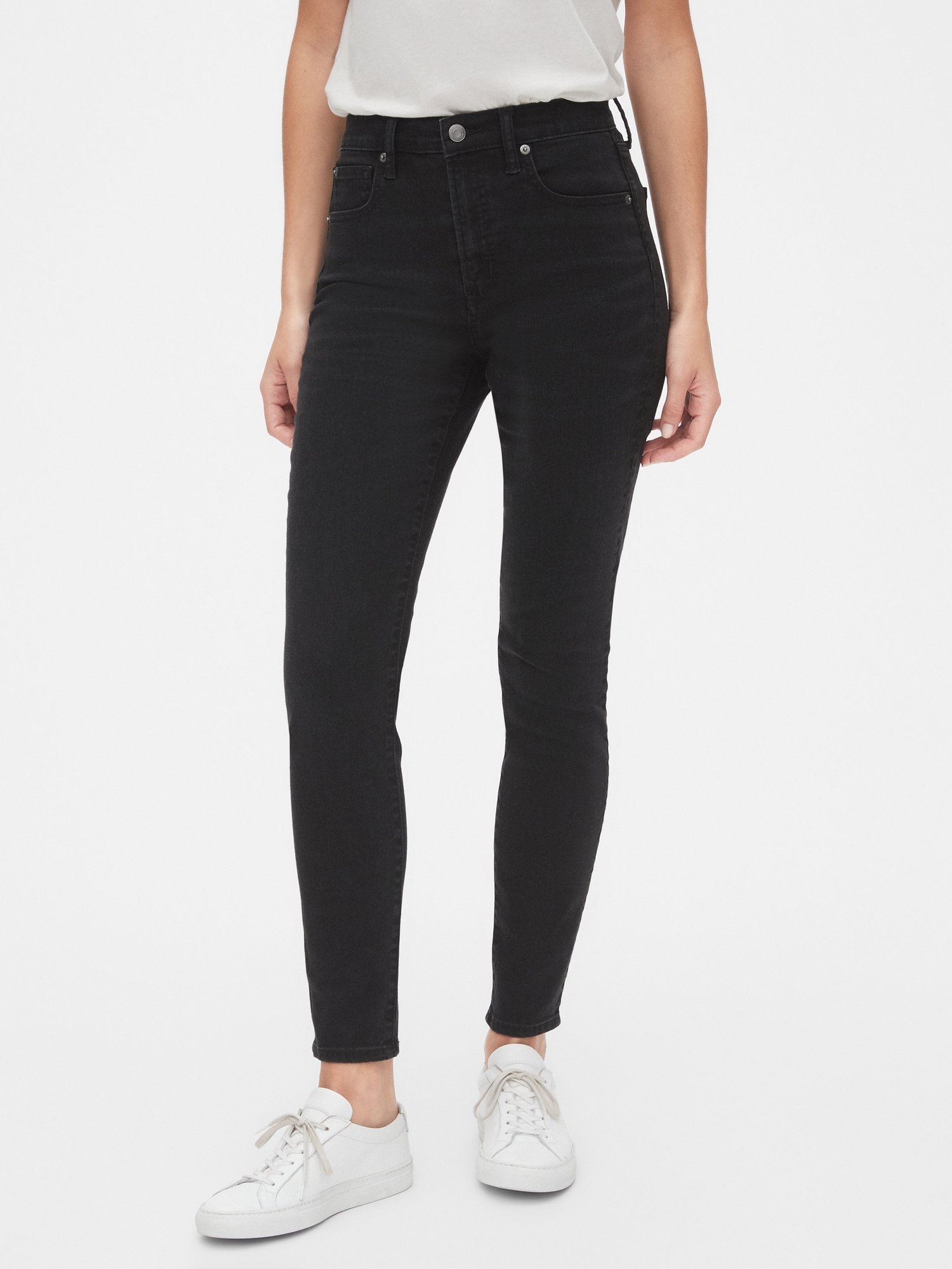 gap super high rise true skinny jeans