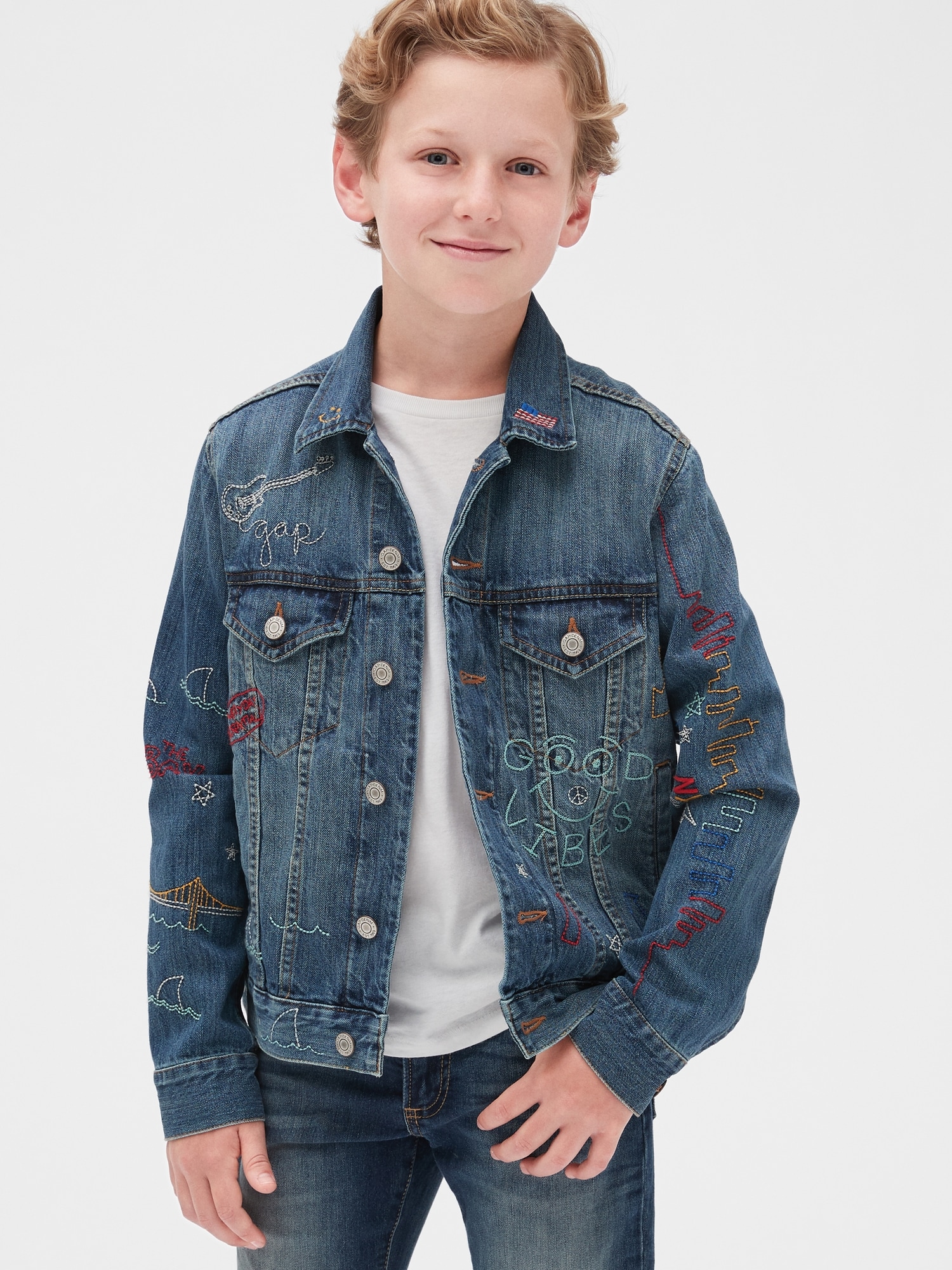 gap boy denim jacket