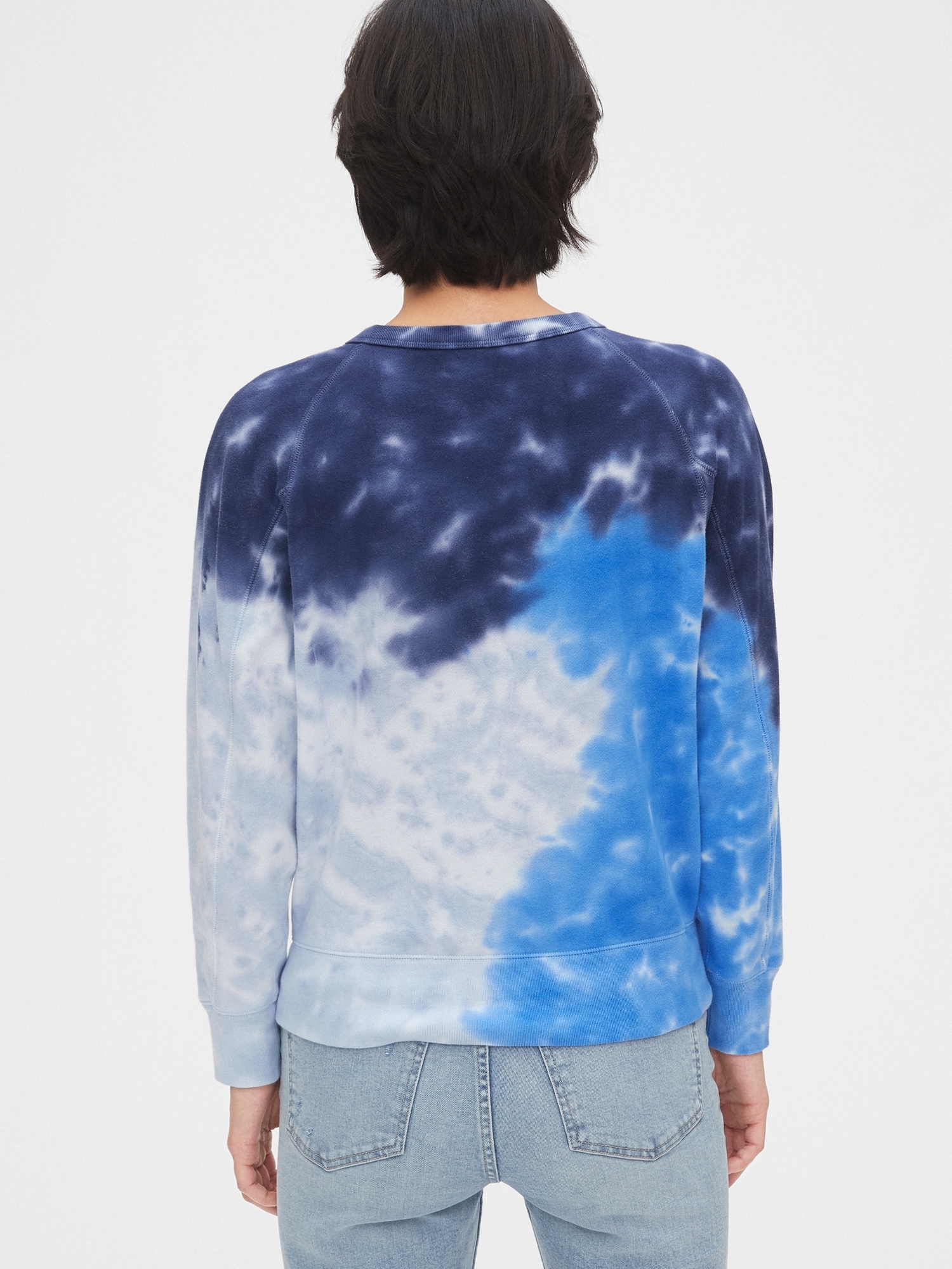 gap tie dye sweatshirt