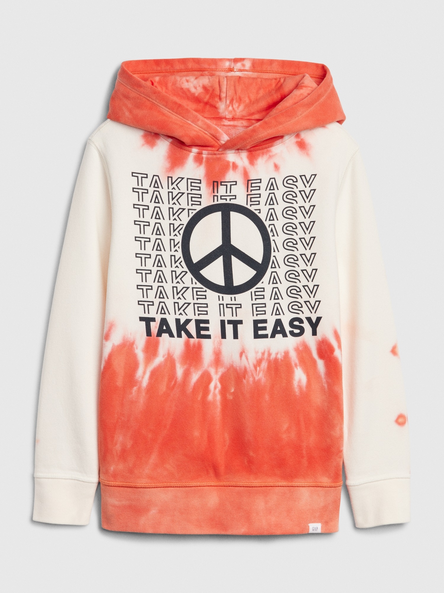 tie dye graphic hoodie