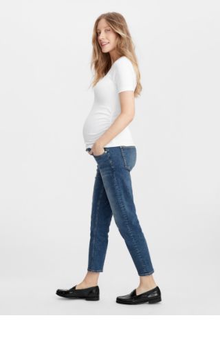 gap white maternity jeans