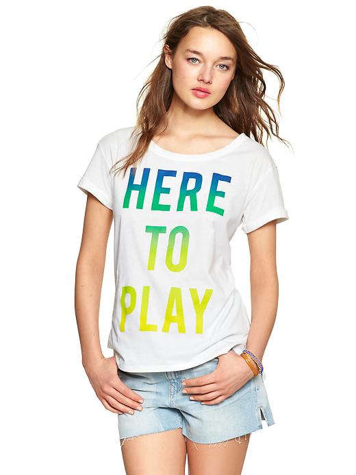 View large product image 1 of 1. Play tee