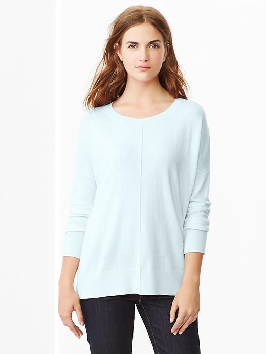 View large product image 1 of 1. Drop-shoulder sweater