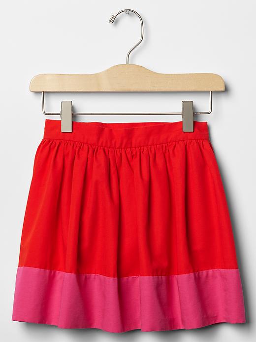 View large product image 1 of 1. Kate Spade New York &hearts; GapKids colorblock skirt