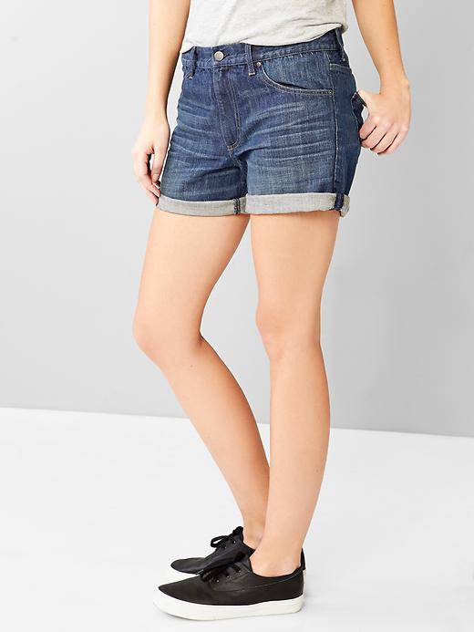 Image number 1 showing, 1969 sexy boyfriend denim shorts