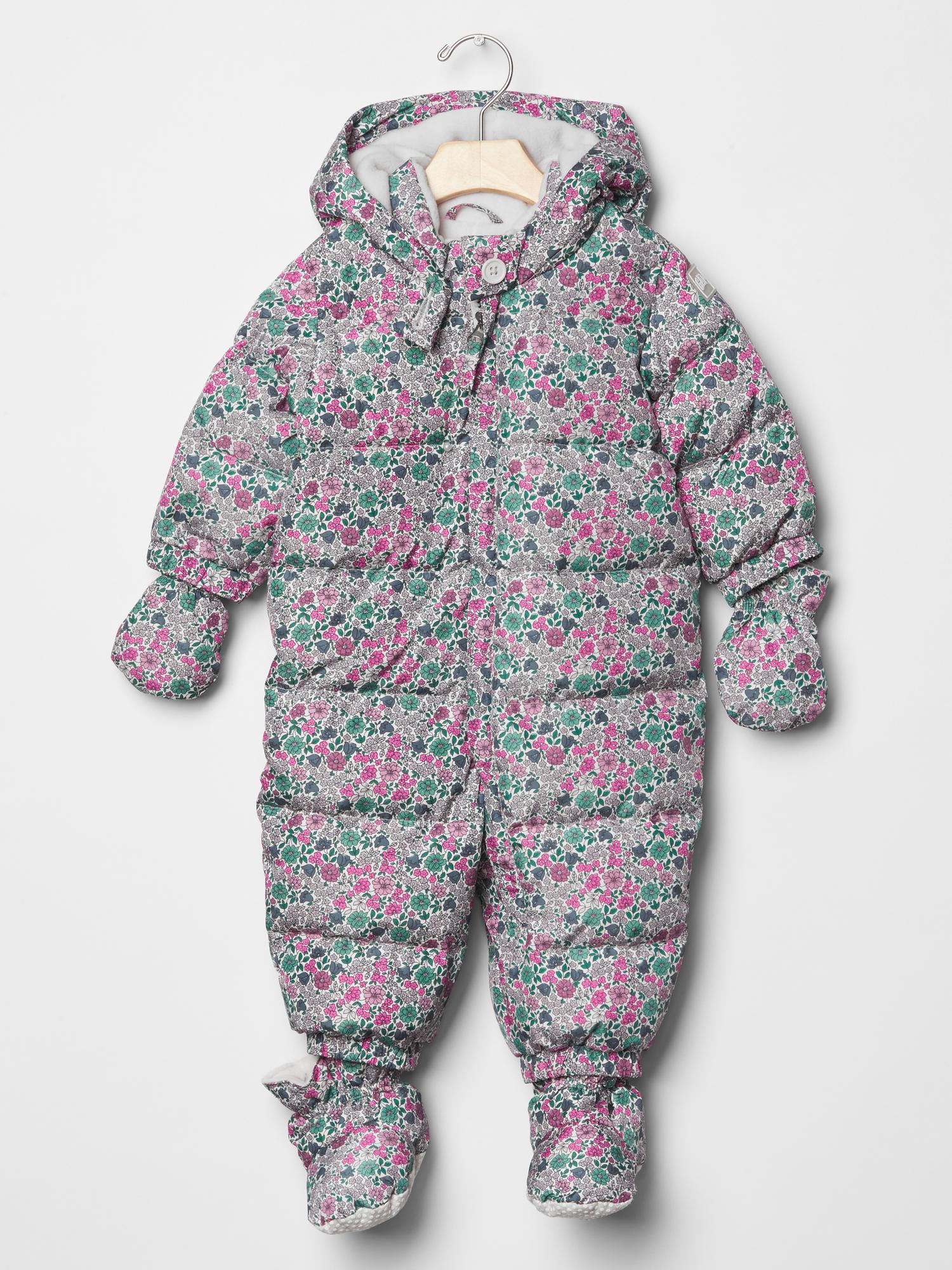 Baby gap down filled hot sale snowsuit