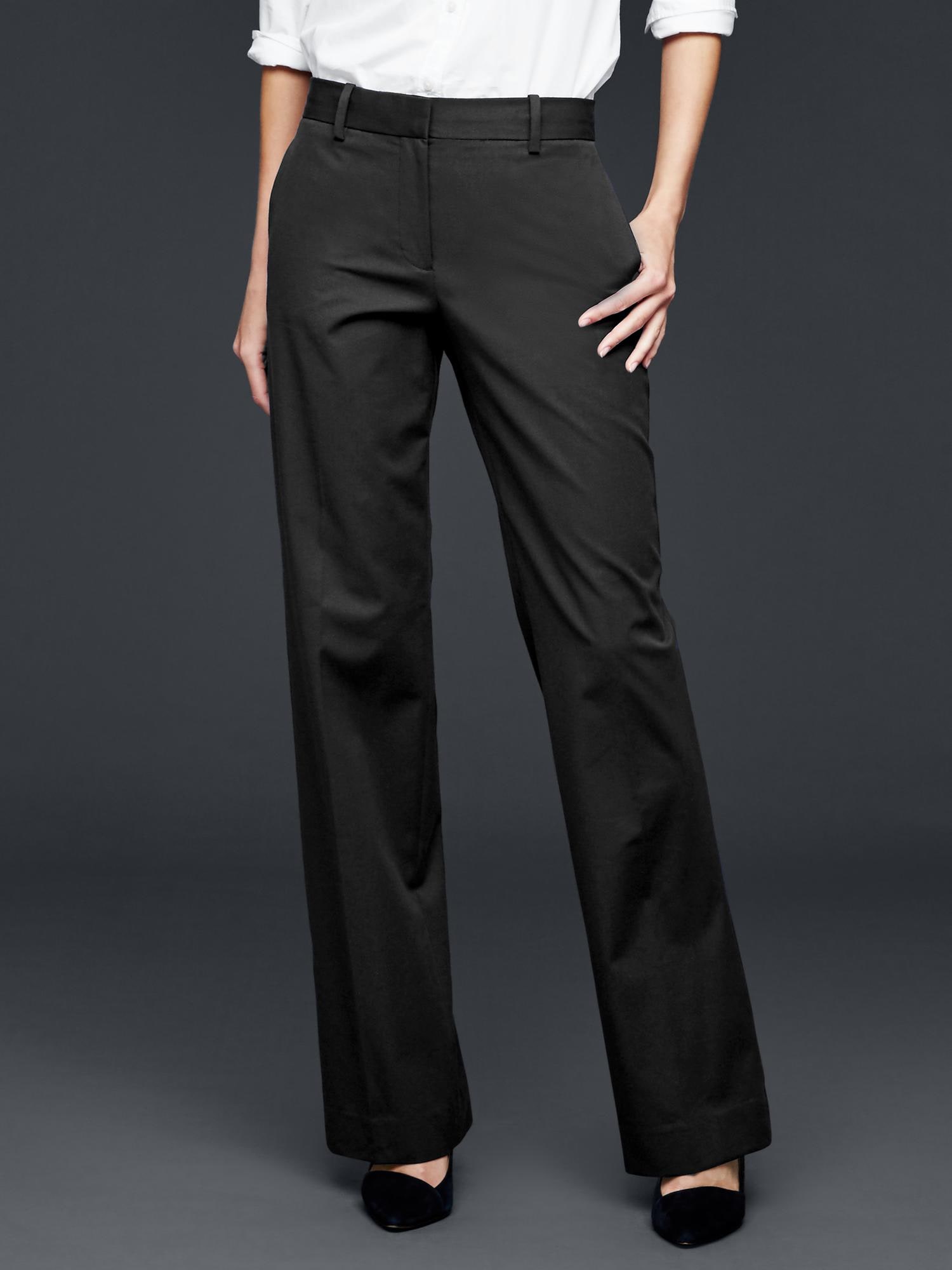 Gap Solid Black Dress Pants Size 16 - 71% off