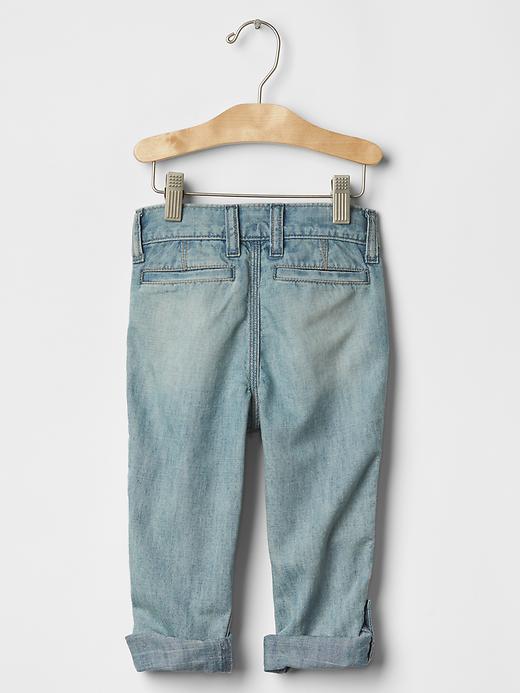 Image number 2 showing, 1969 button-tab denim trousers