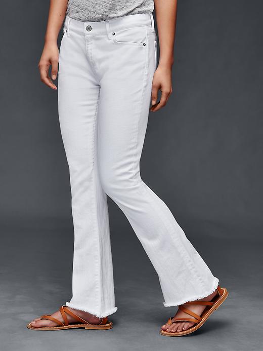 Image number 6 showing, ORIGINAL 1969 summer flare jeans