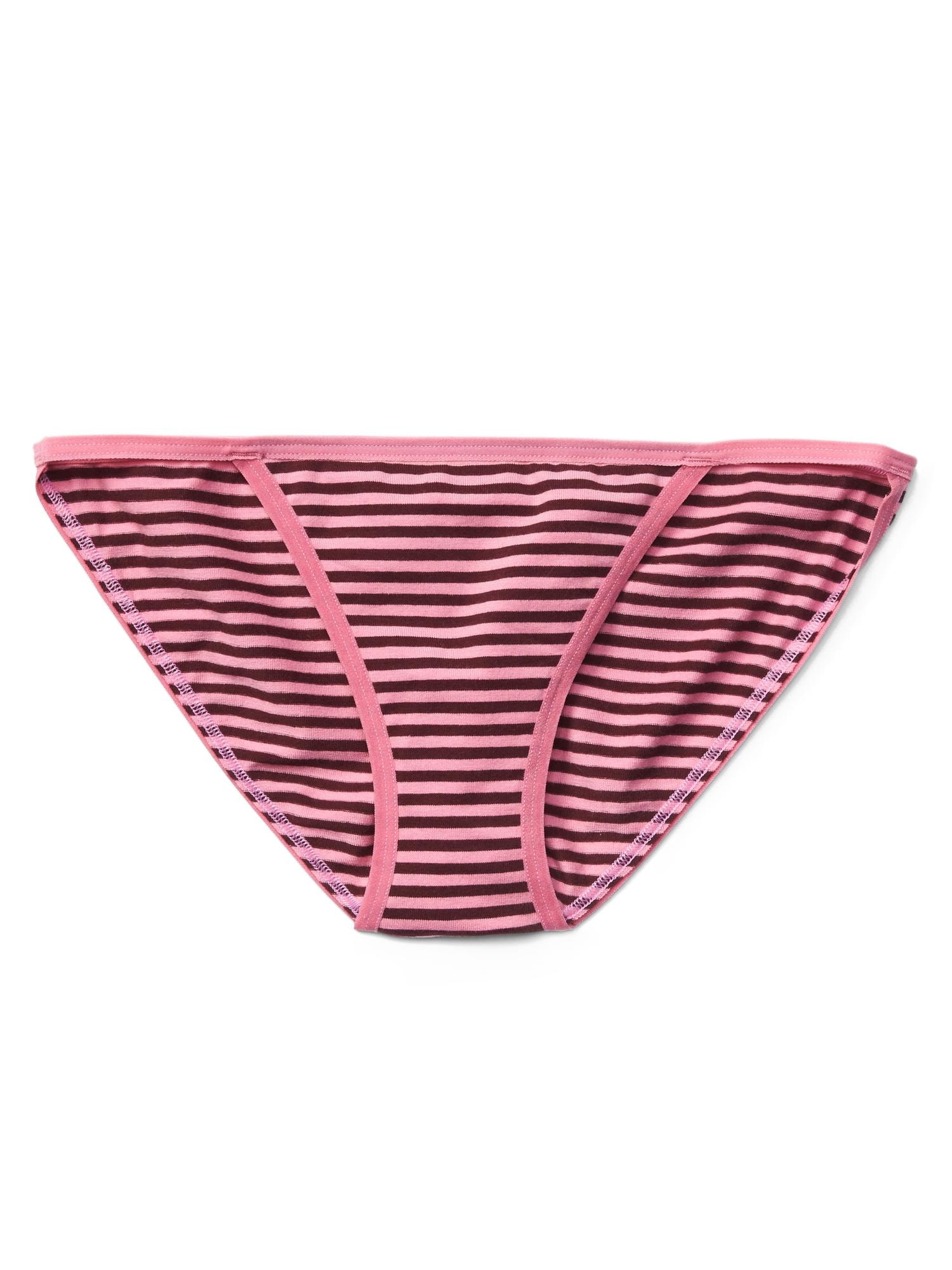 Gap Body bikini underwear stripes women’s size L
