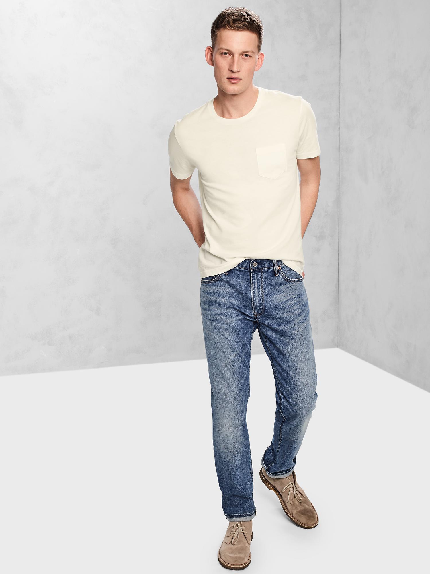 Gap GapFlex Relaxed Taper Jeans with Washwell - ShopStyle