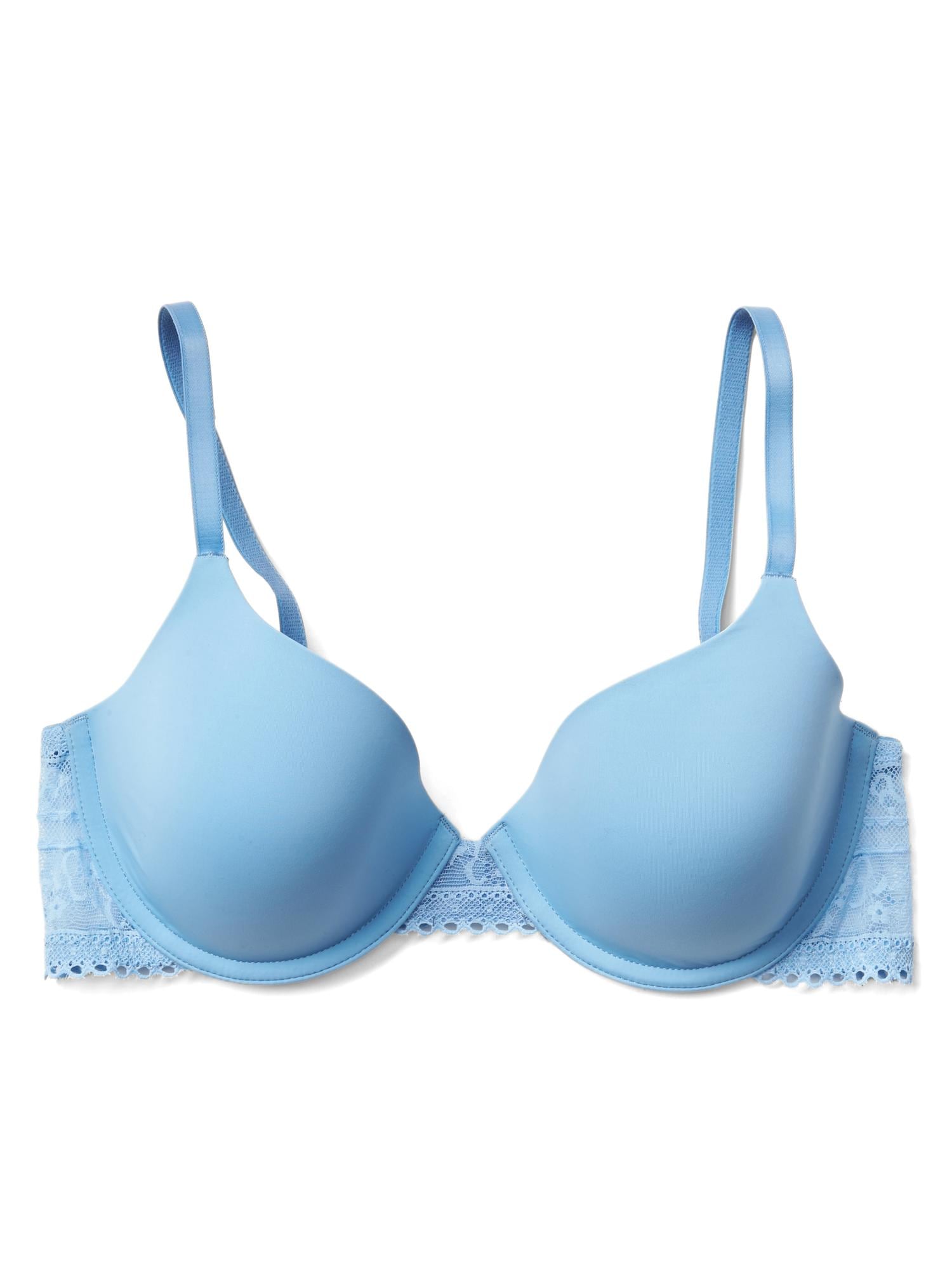Savage X Gently Solid Blue Underwire T-shirt Bra women's size 40H - $25 -  From Autumn