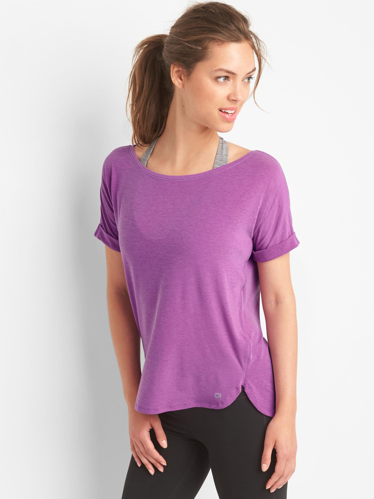 Gap GapFit Breathe Roll Sleeve T-Shirt, The Very Best Gap Clothing to Buy  When Comfortable Is Practically Your Middle Name