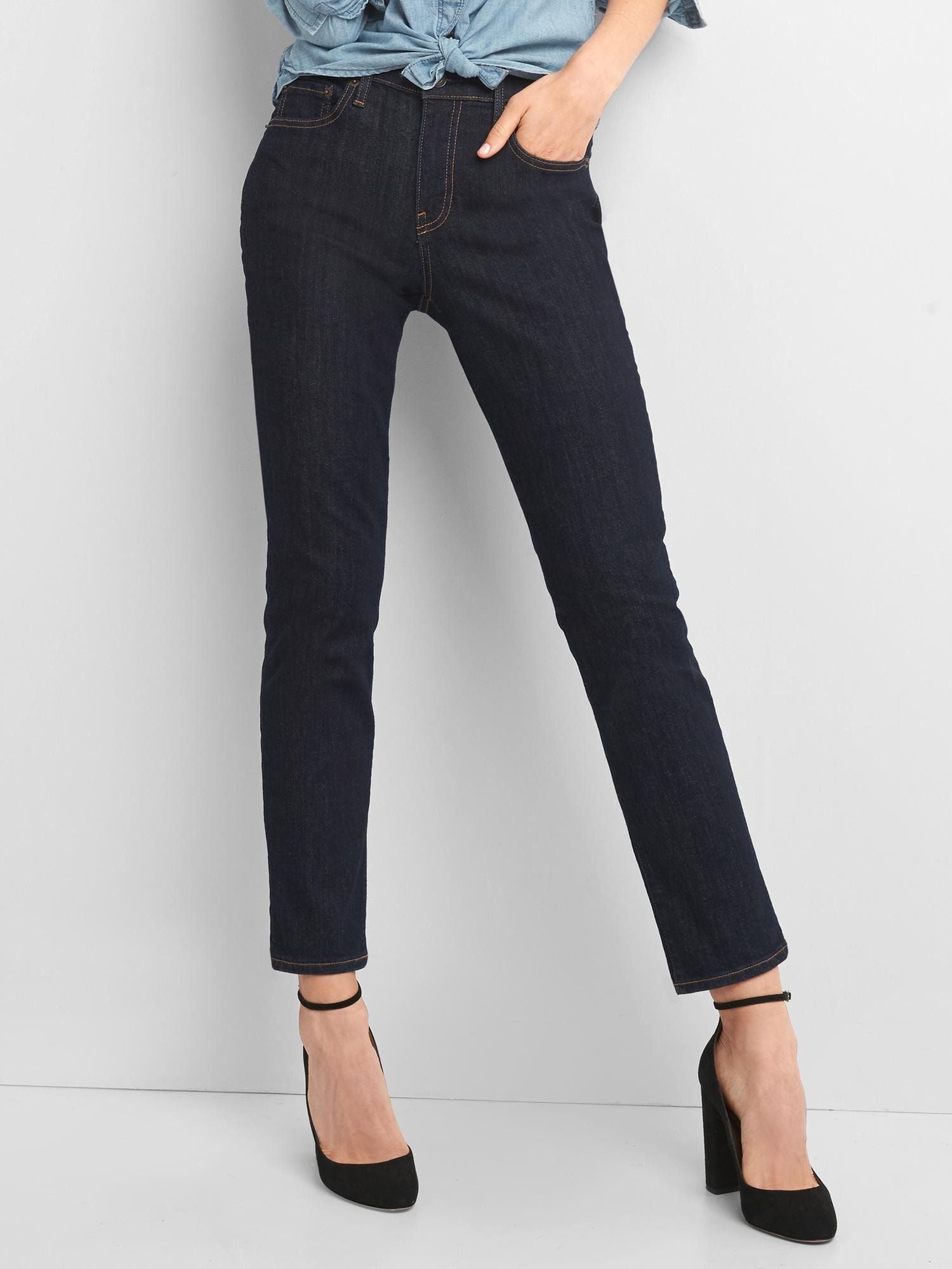 Gap true hot sale straight jeans