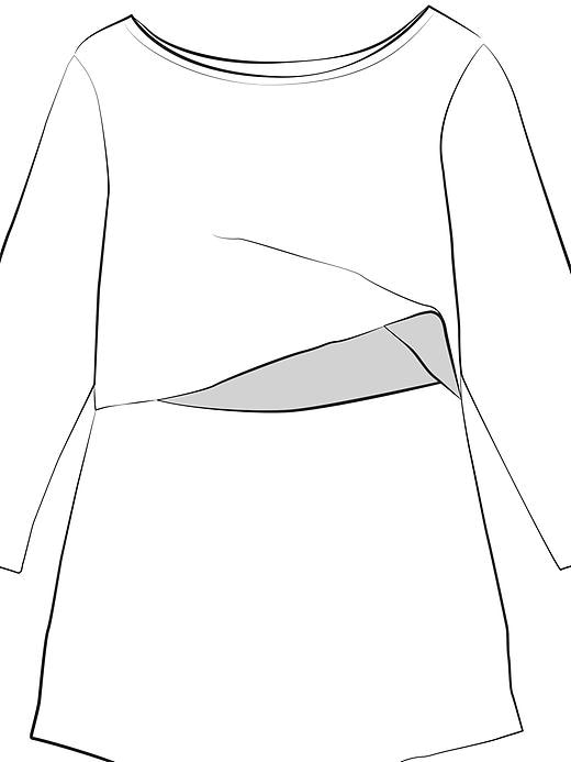 Image number 2 showing, Maternity Layer Nursing T-Shirt
