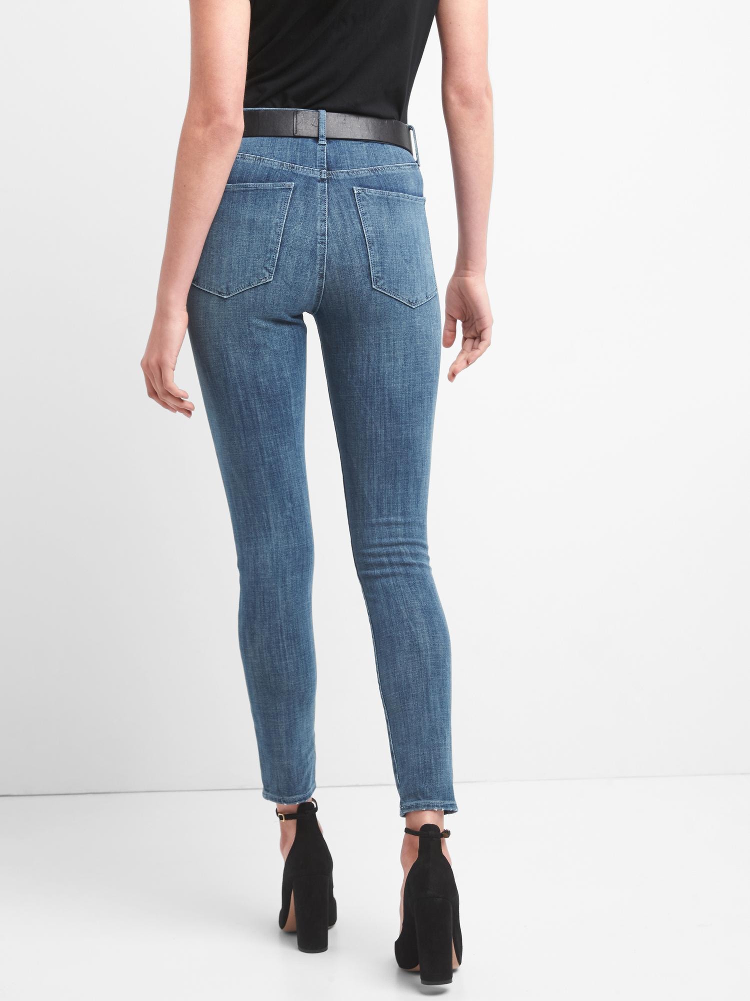 Super high rise true skinny jeans 2025 in 360 stretch