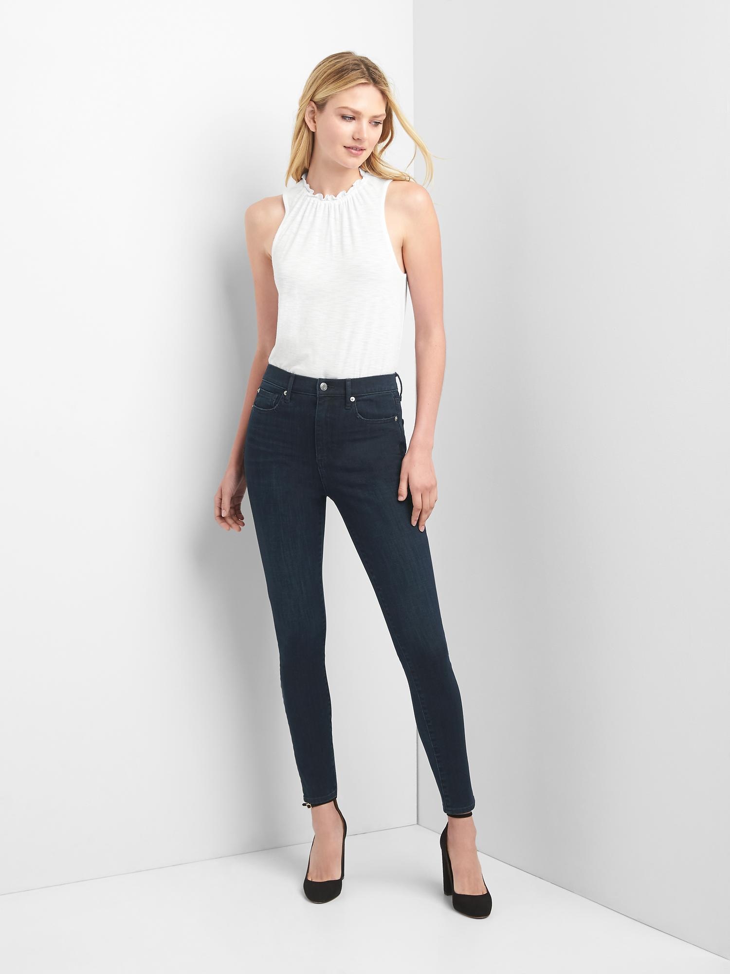 Super high rise true skinny jeans 2025 in 360 stretch