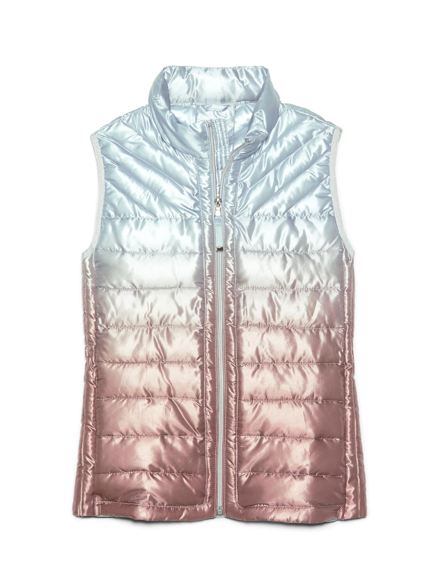 Ombre puffer clearance vest