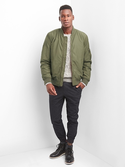 Image number 3 showing, Classic bomber jacket