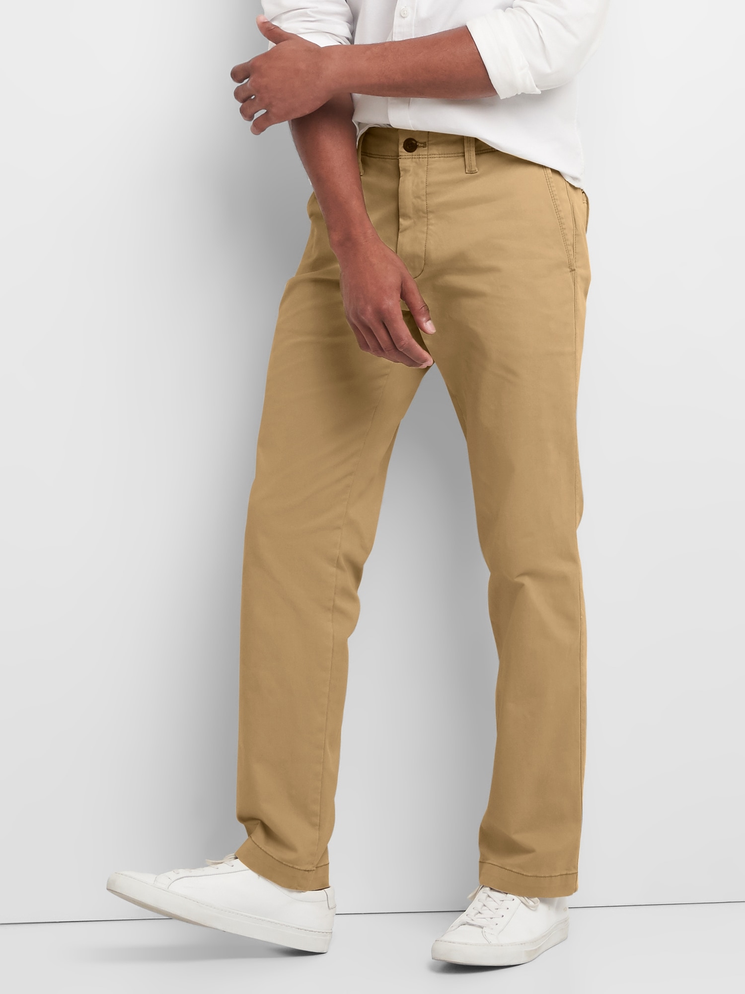 wearlight slim khakis with gapflex