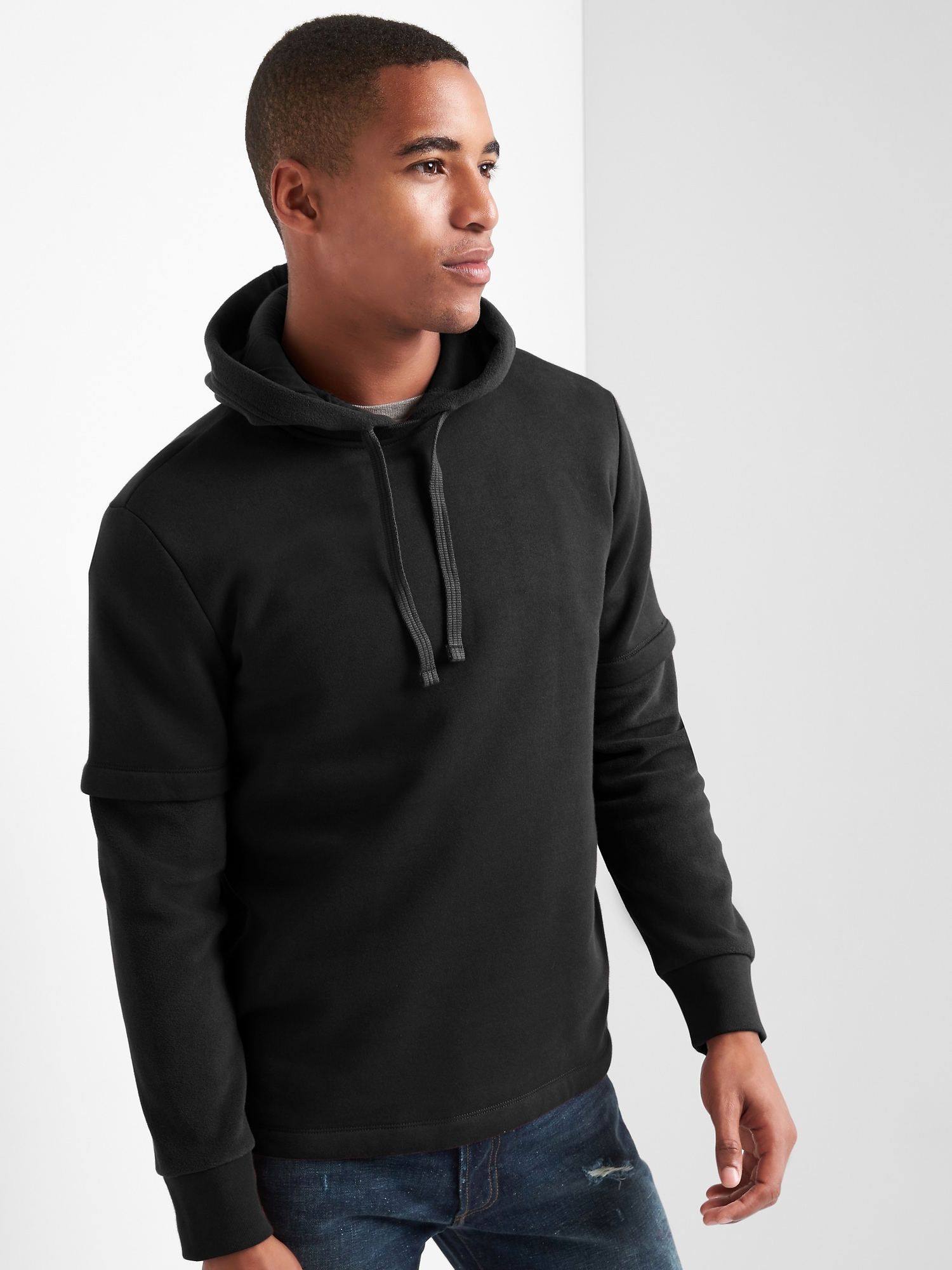 Jumper hoodie store layer pullover