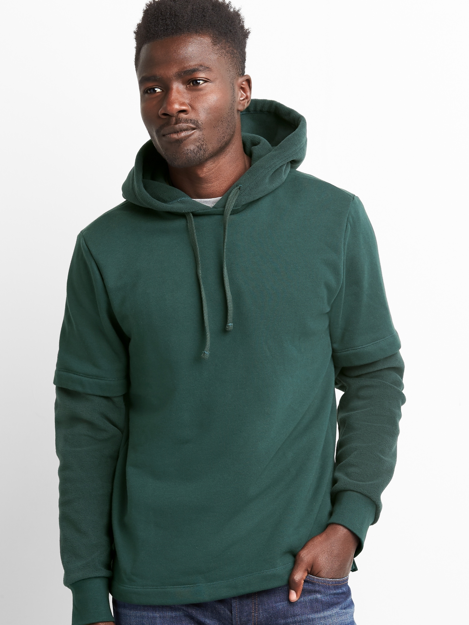 Jumper hoodie store layer pullover