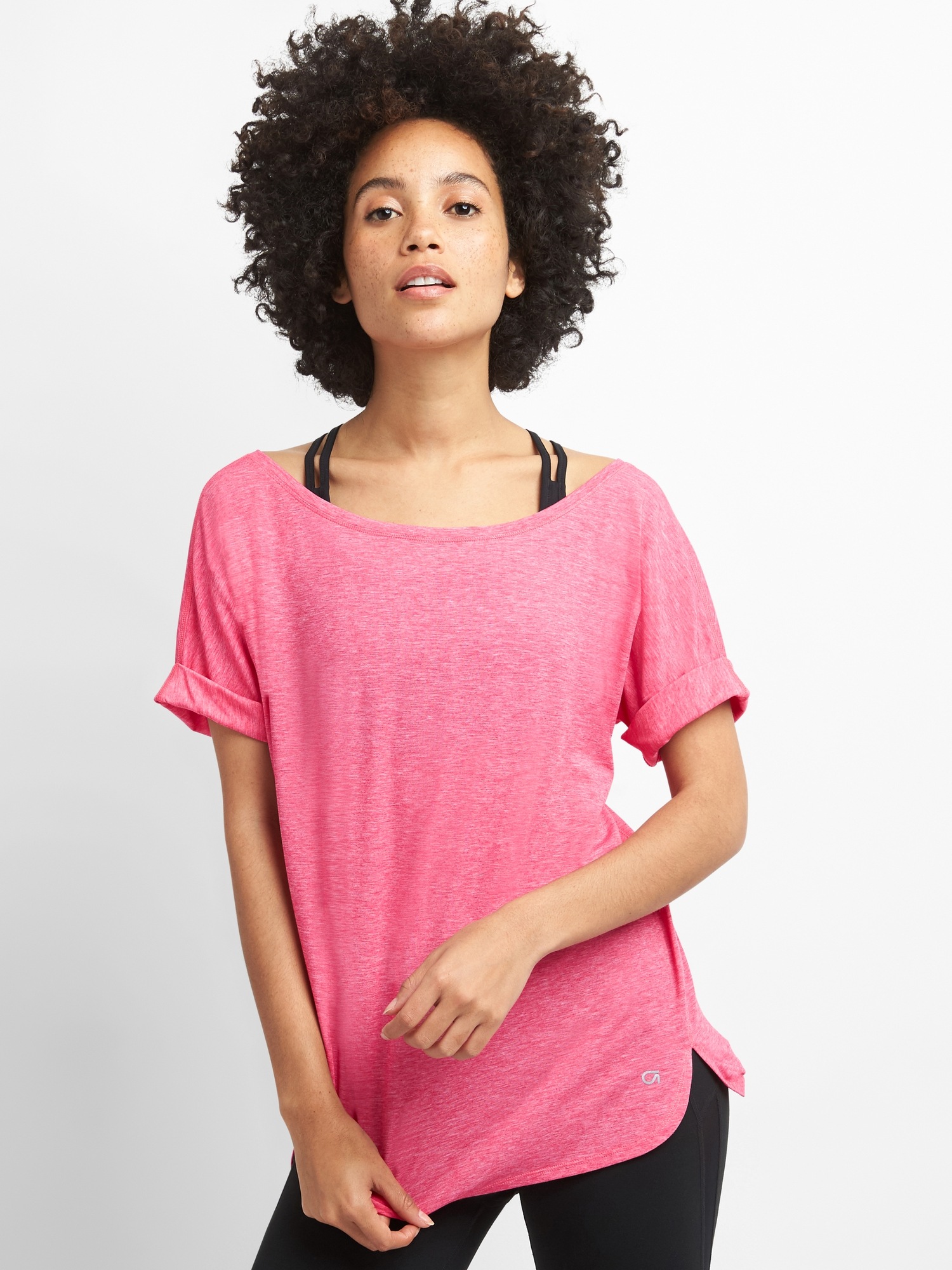 Gap GapFit Breathe Roll Sleeve T-Shirt, The Very Best Gap Clothing to Buy  When Comfortable Is Practically Your Middle Name