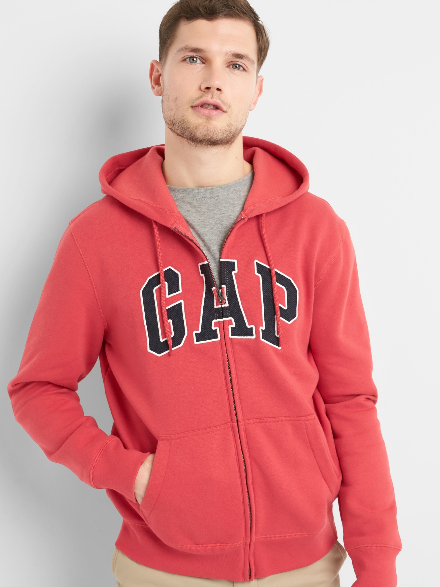 red and black gap hoodie