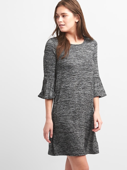 View large product image 1 of 1. Softspun Bell-Sleeve Dress