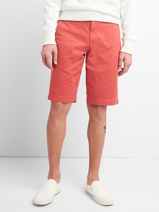 View large product image 1 of 1. 12" Washwell Vintage Shorts with GapFlex