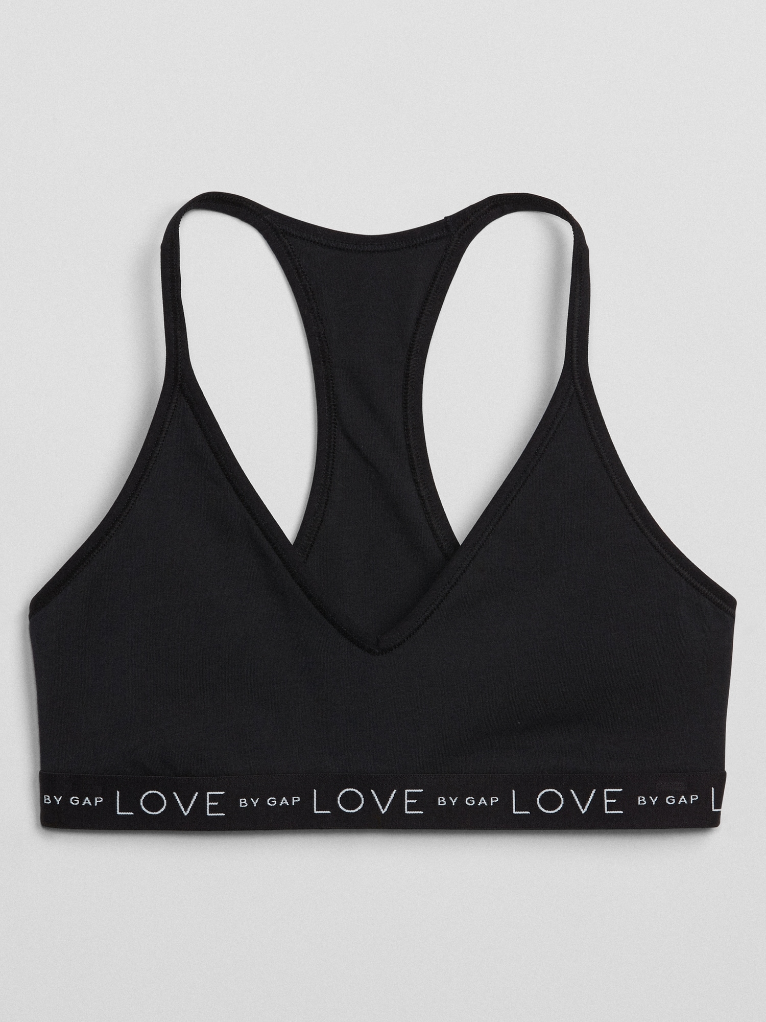 TomboyX Racerback Bra, Cotton for All Day Comfort, No Frills Scoop