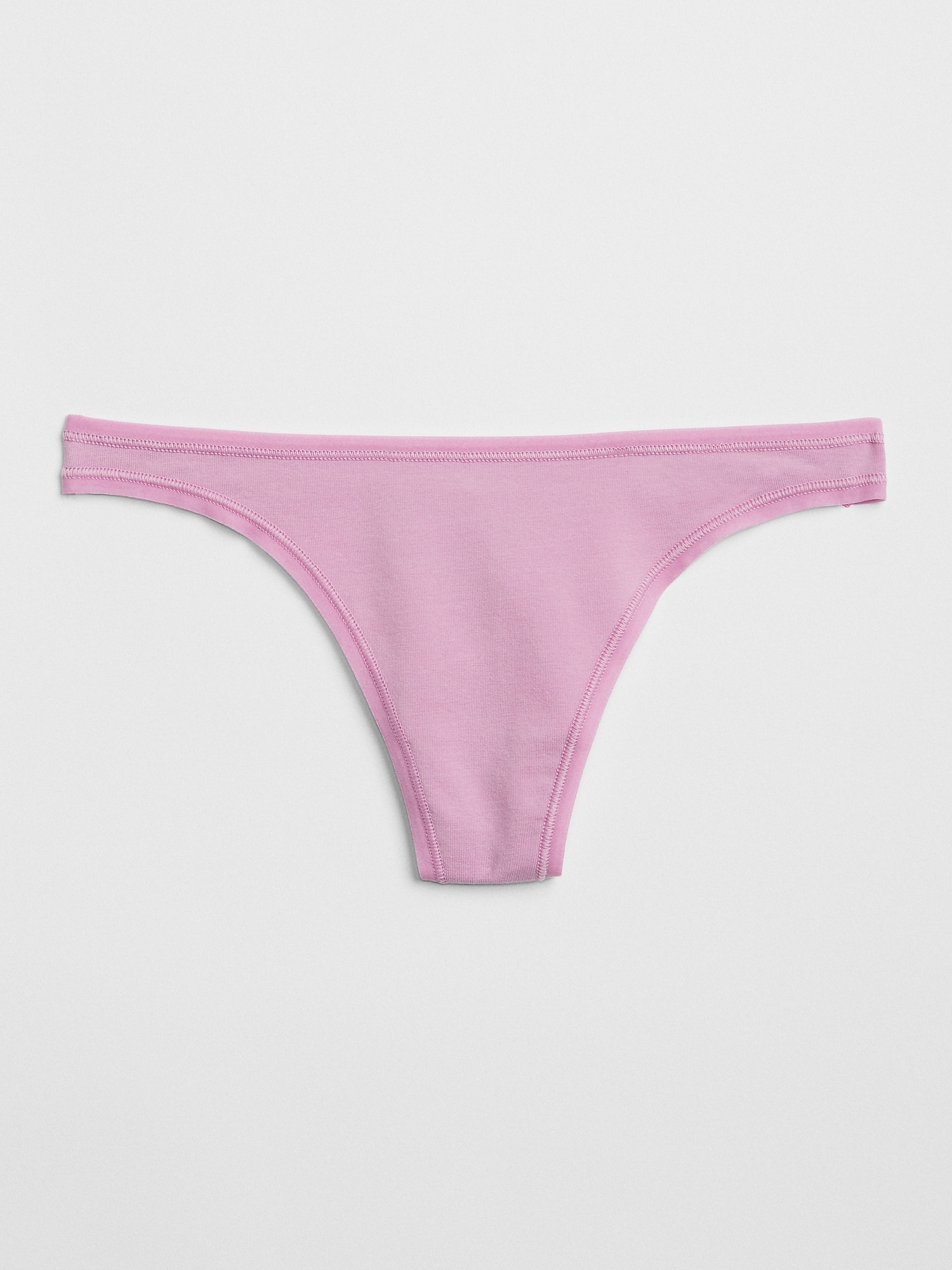 Stretch Cotton Gap Logo Thong