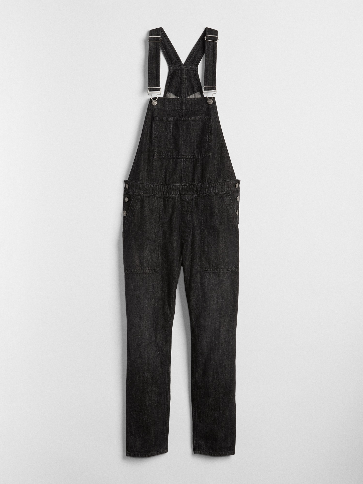 Gap relaxed denim sales overalls