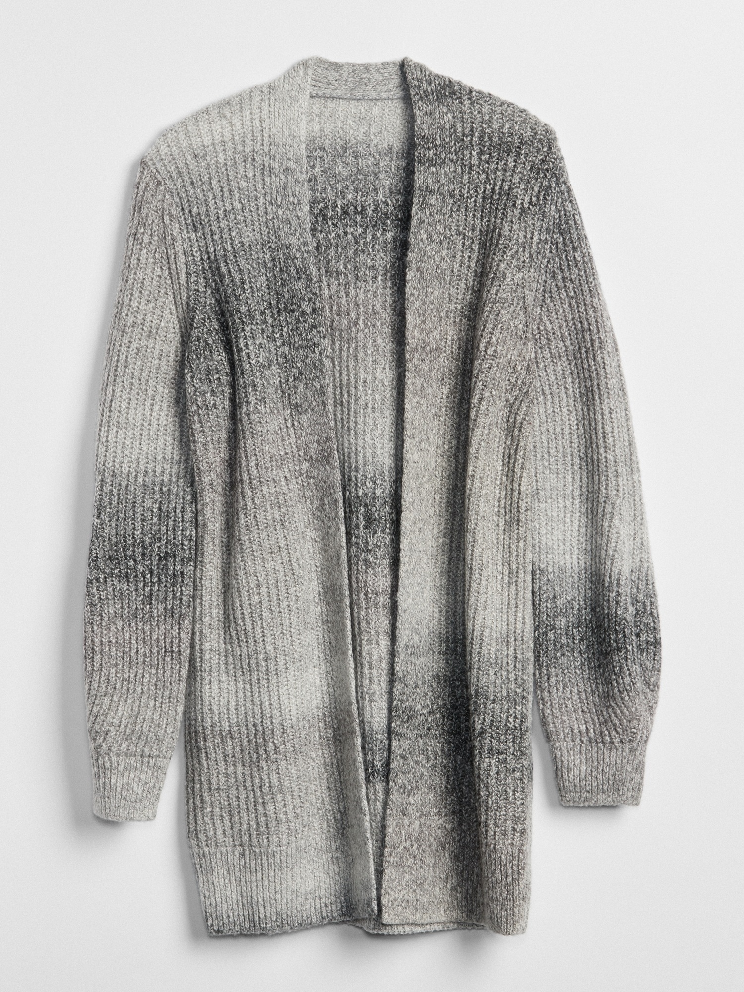 gap textured open front cardigan