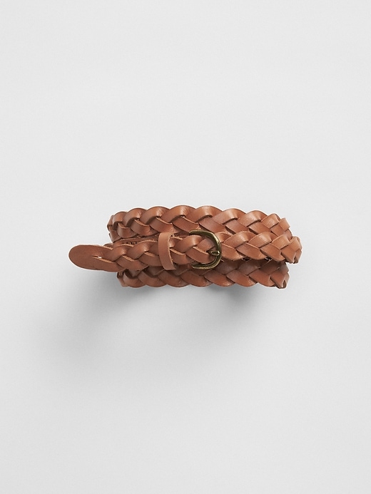 Black Skinny Braided Belt with Bronze, Silver and Brass Micro Studs – Keep  Your Pants On