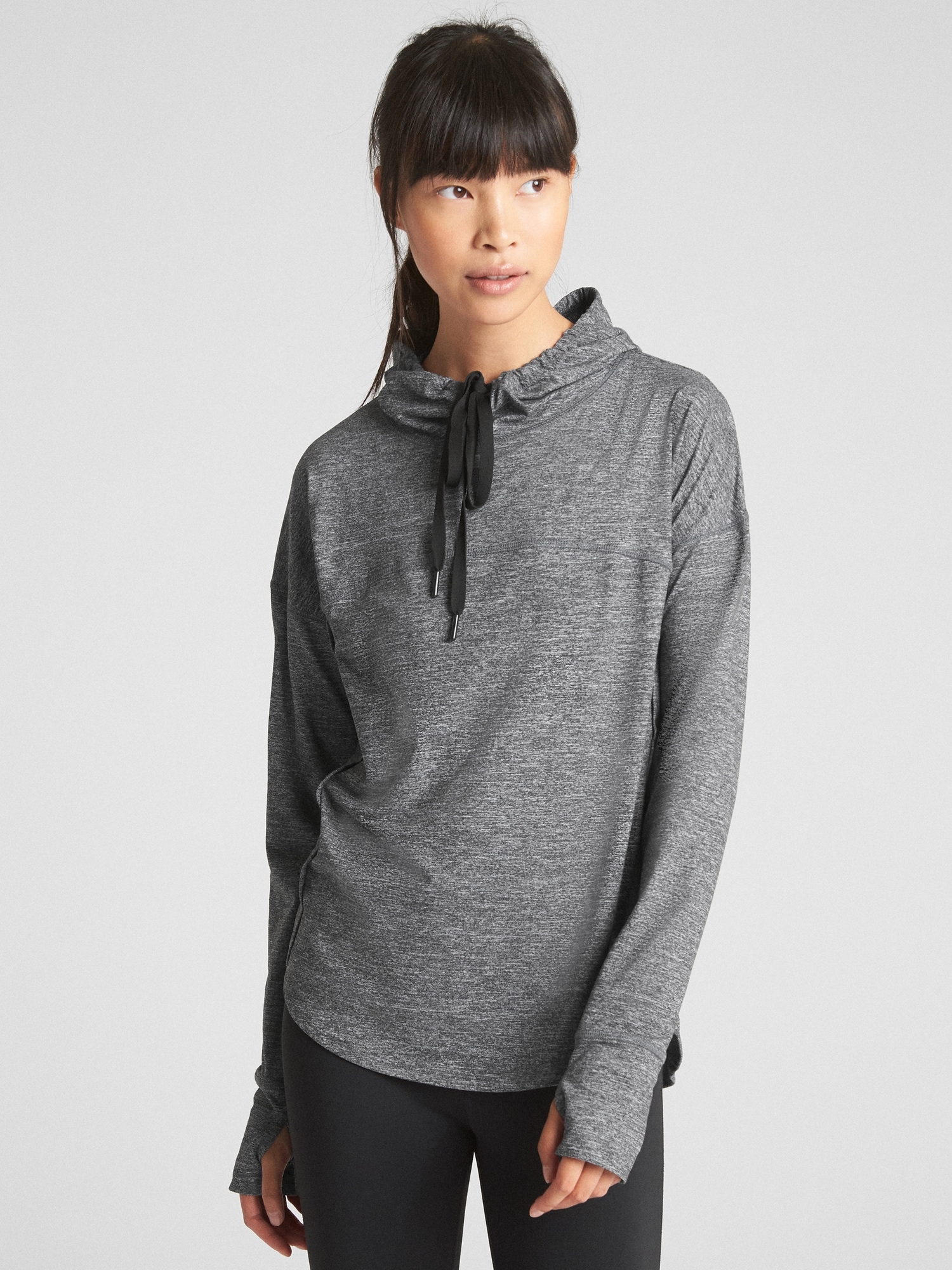 Gapfit brushed tech clearance jersey hoodie