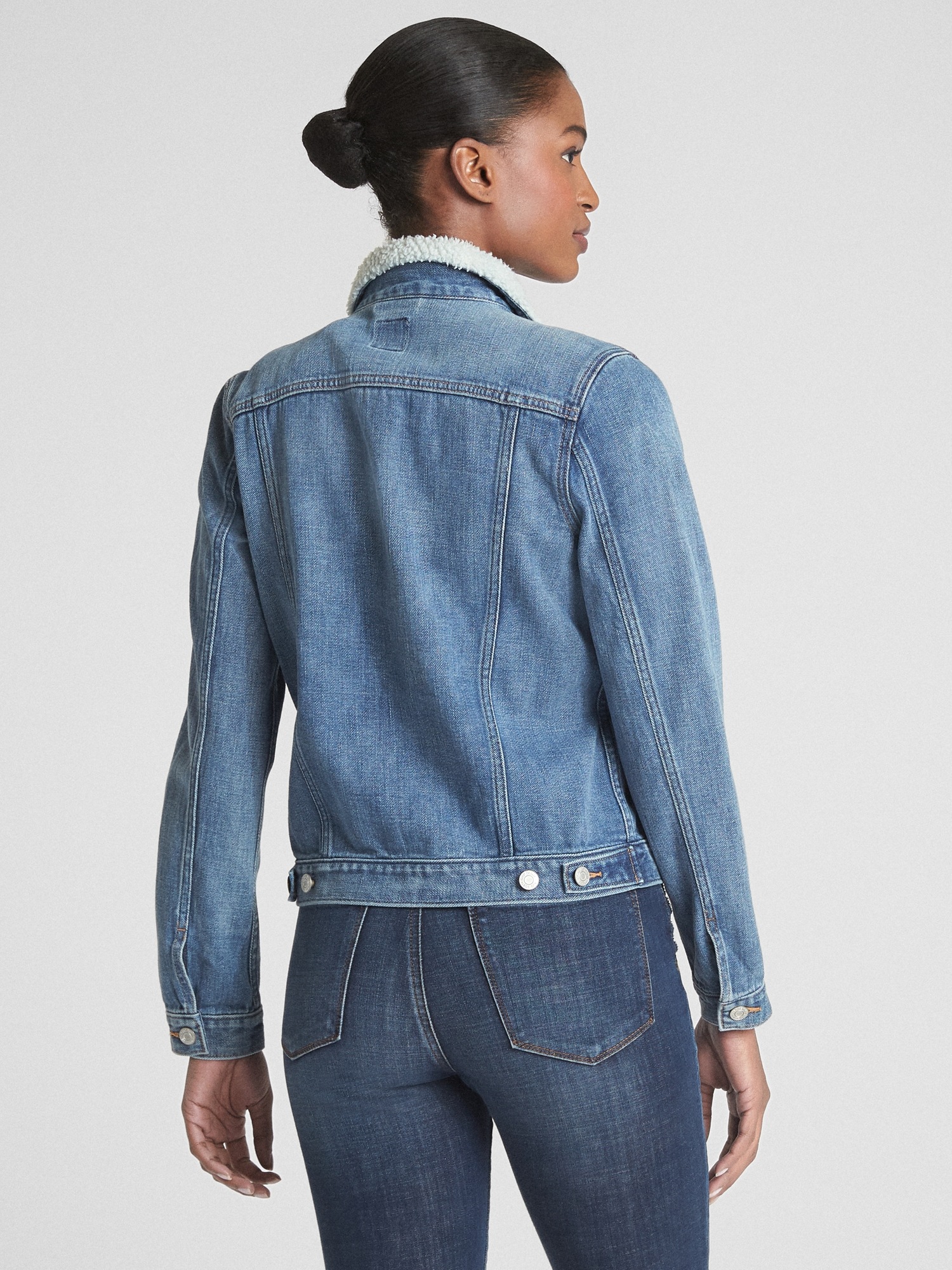 Sherpa Icon Denim Jacket Gap 2839