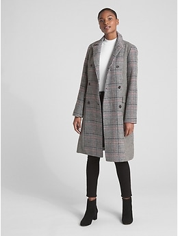 Mixed Plaid Coat | Gap