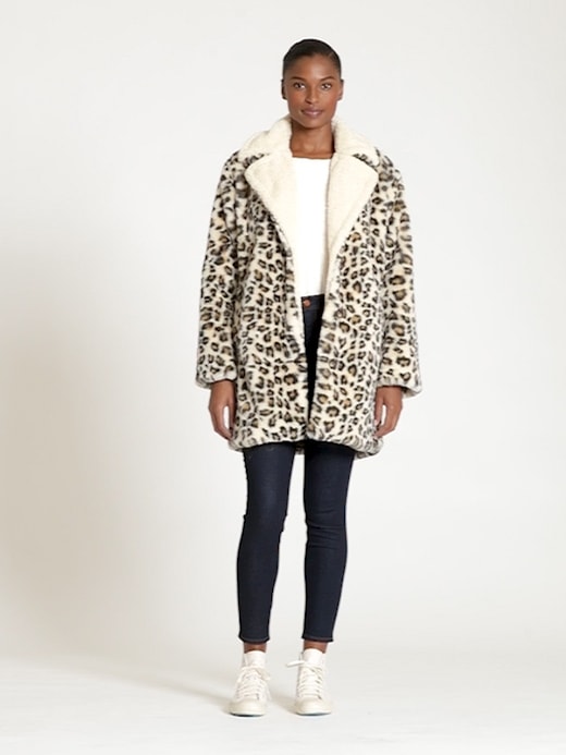 Lucky Brand Leopard Coat XL(s)