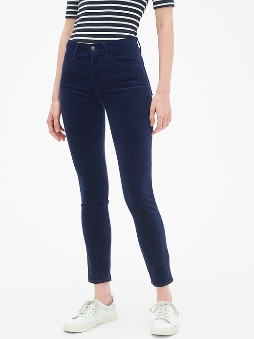 Gap velvet hot sale skinny jeans