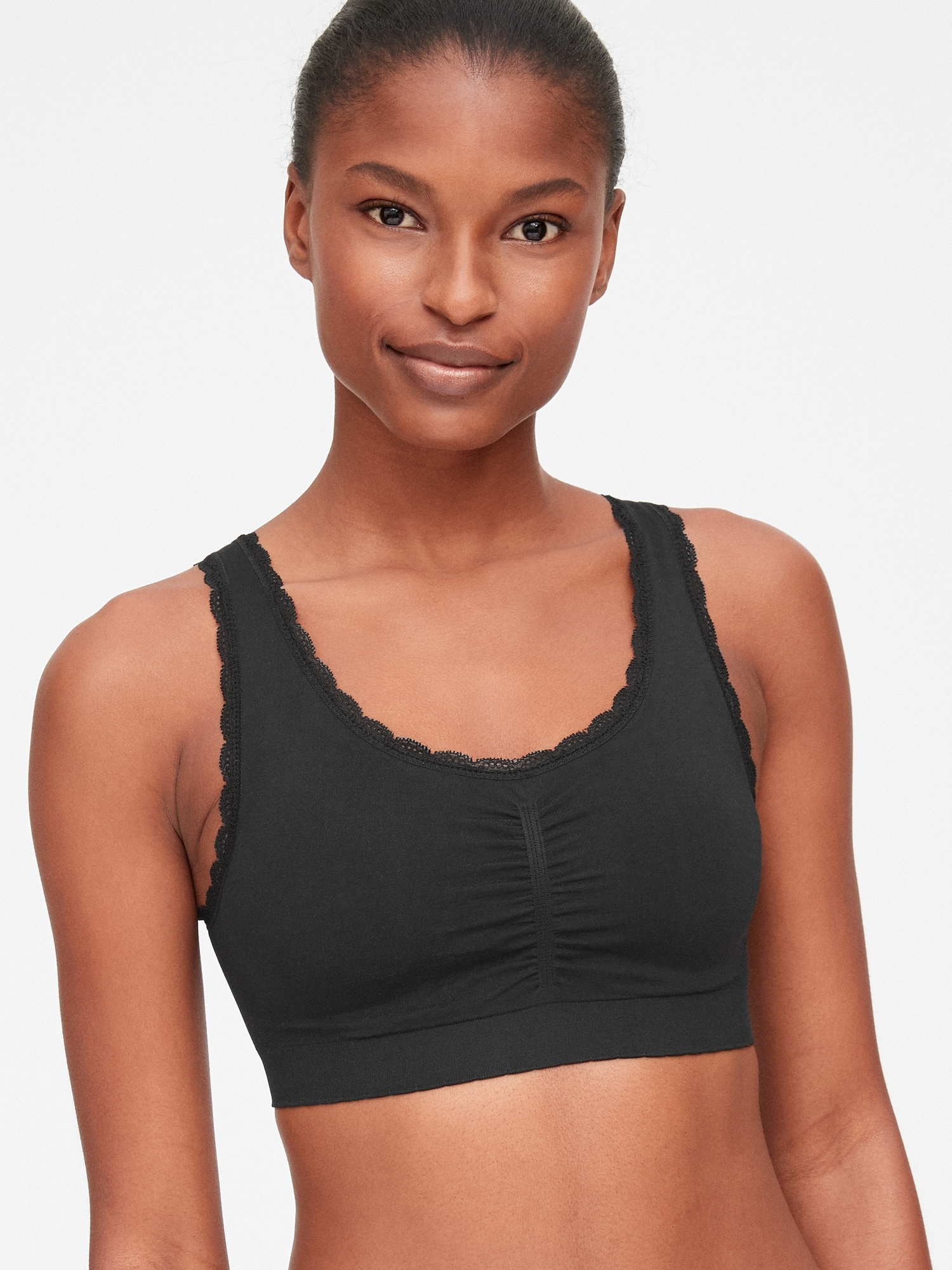 Supportive Seamless Wire-Free Bralette Lavender – Bustin' Out Boutique