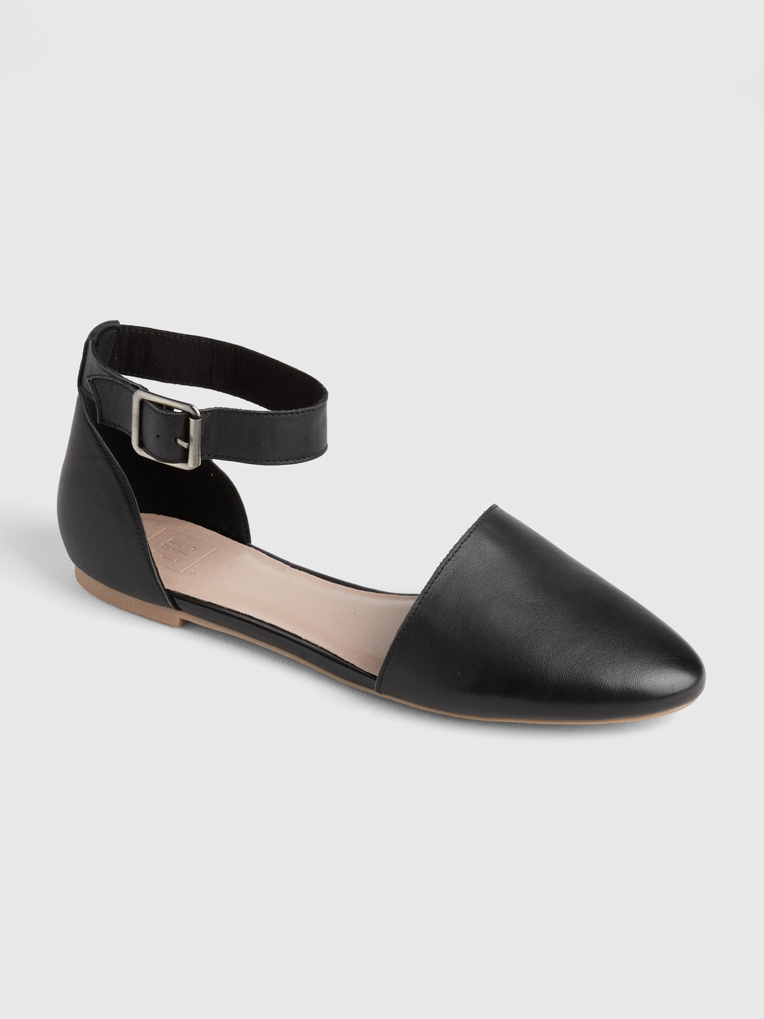 Rachel Women Comfortable Flat Shoes, Double Open Shank D'Orsay