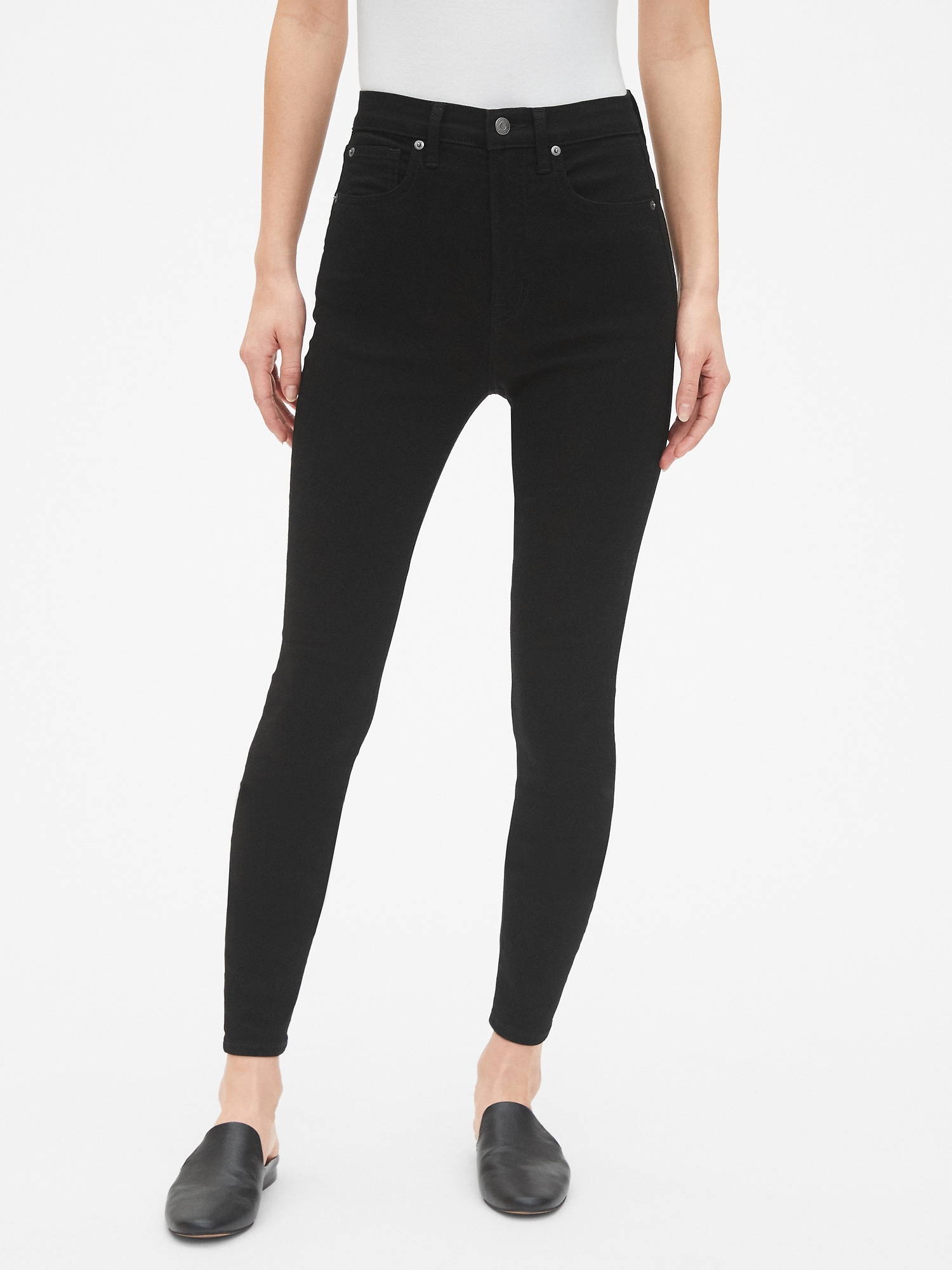 Gap true hot sale skinny black jeans