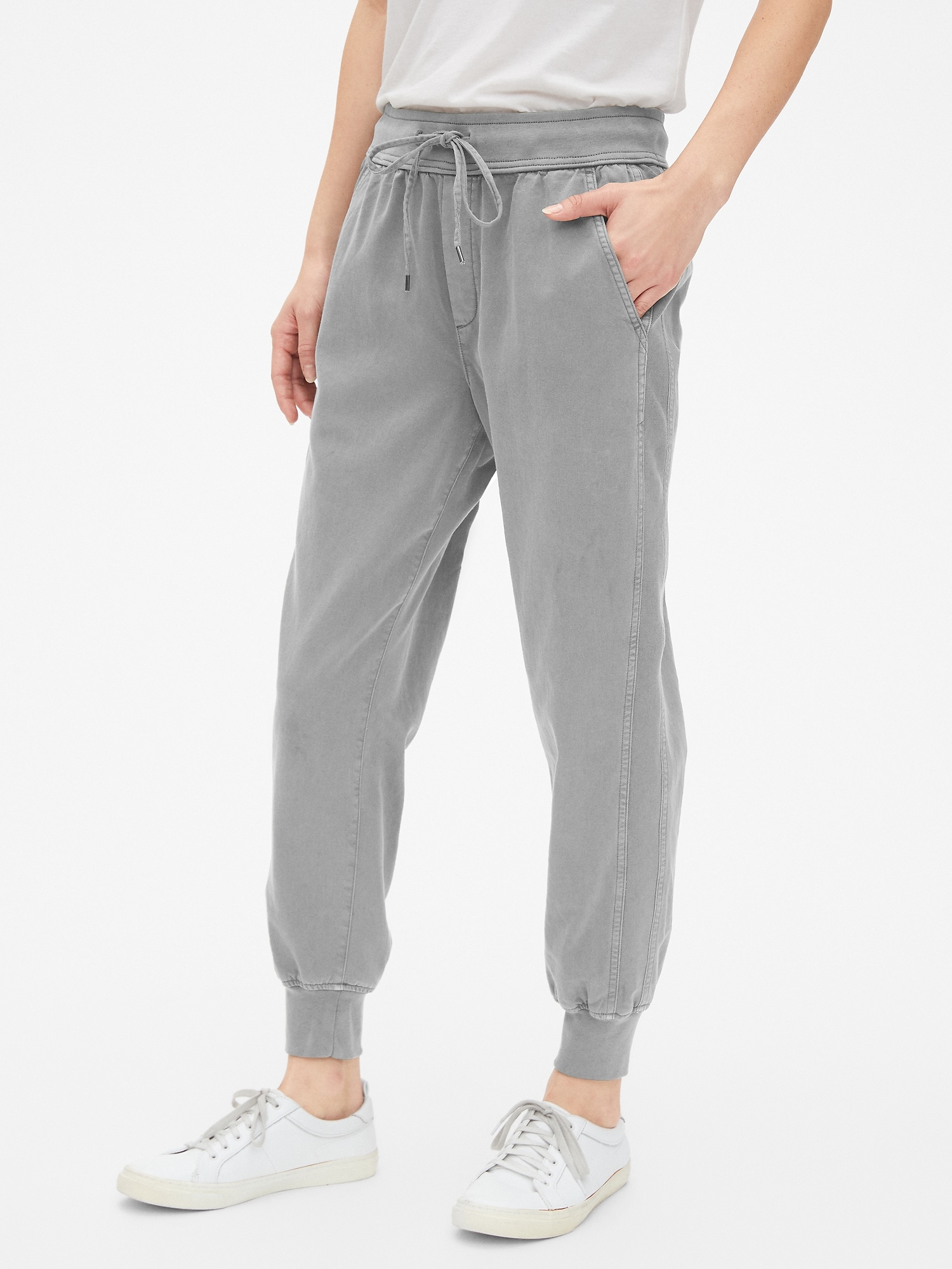 gap rib mix joggers