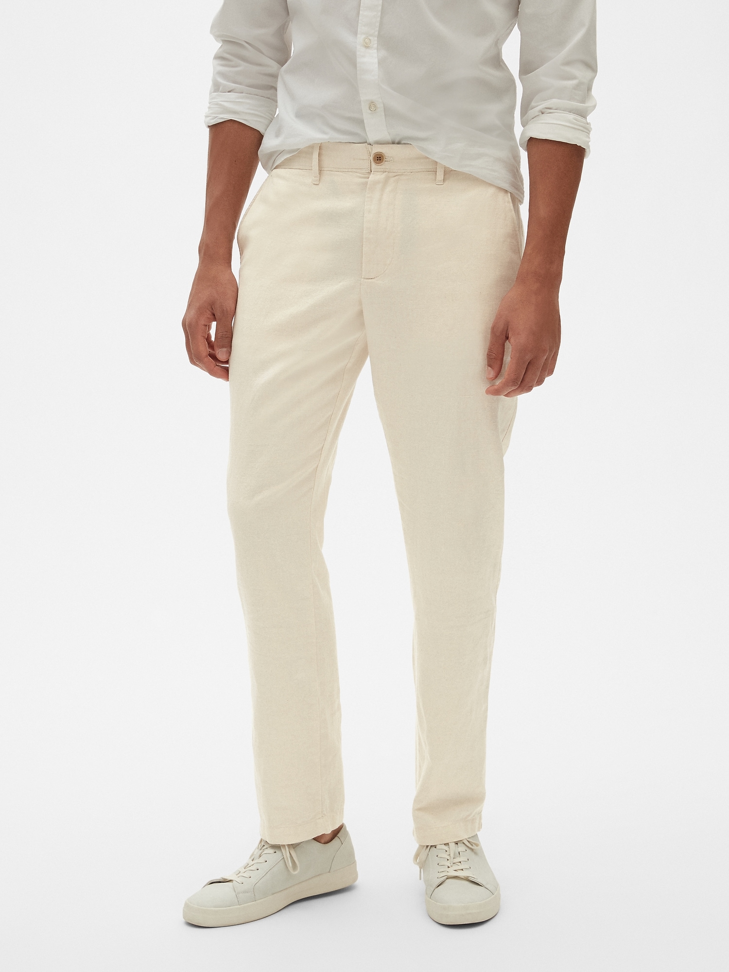 wearlight slim khakis with gapflex