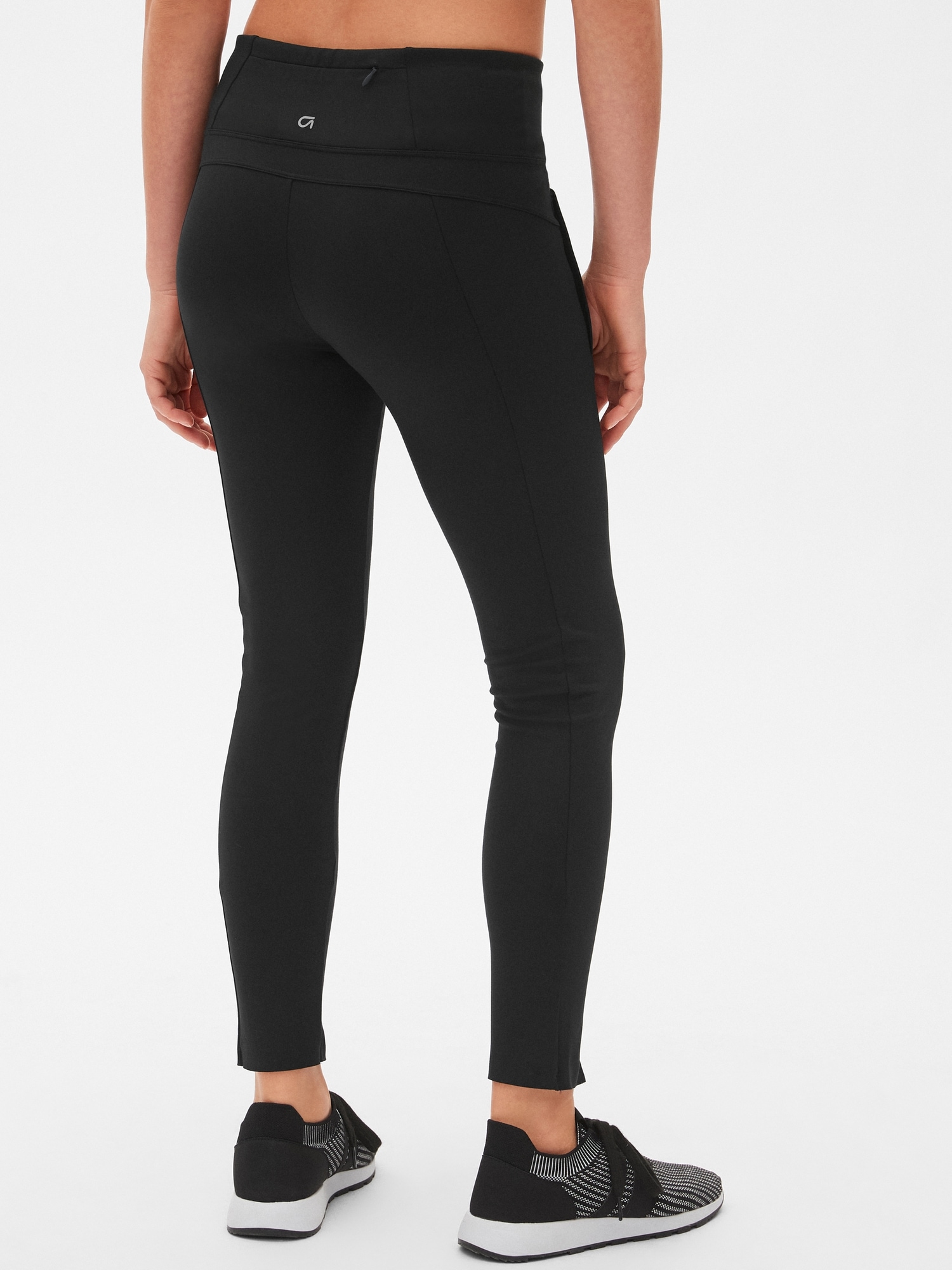 Black ankle length city legging