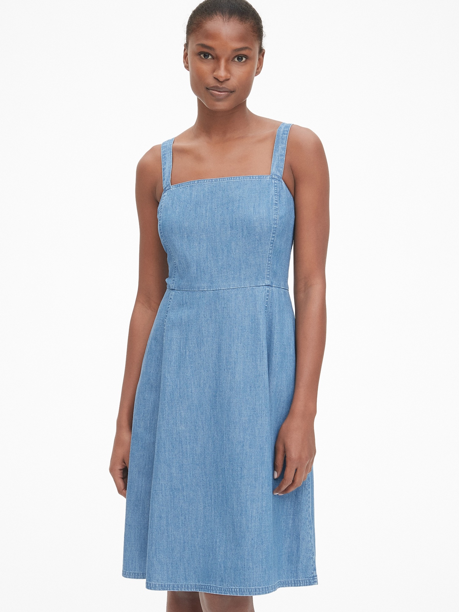 Denim Apron Dress Gap