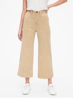 cropped khakis